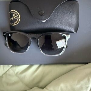 Ray-Ban Two-Tone Black and Gray Sunglasses
